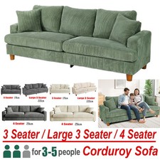 Seater corduroy sofa jumbo - 3/4,