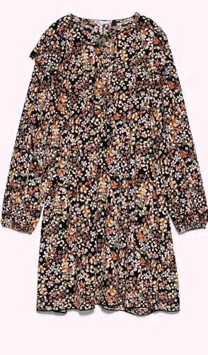 Zara autumn floral frill - zara,