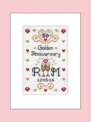 50th golden wedding - golden,