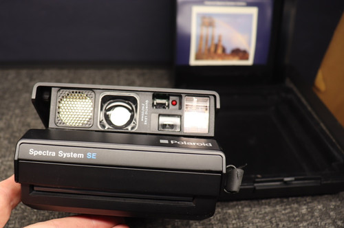 Vintage polaroid spectra - vintage,