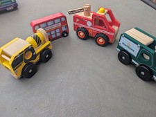 wooden vehicle bundle X 4 Inc