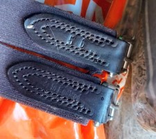 English Anatomic Shaped Leather Girth Brown 56"