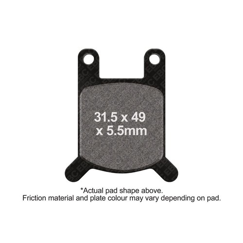 Ebc brake pads front left - pads,
