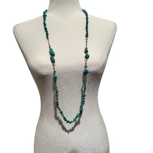 Howlite turquoise blue - howlite,