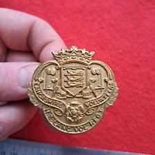 WW1 Lancashire Volunteers NE Lanc Vol Regiment Cap Badge Lugs