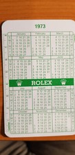 vintage Rolex Calendar