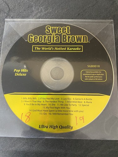 Sweet georgia brown karaoke - sweet,