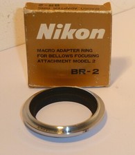Boxed NIKON BR-2 MACRO ADAPTOR RING FOR MODEL 2 BELLOWS UNIT   (CH)