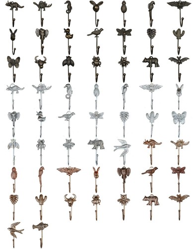 Iron animal nature wall hooks