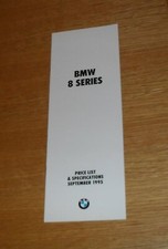 BMW 8 Series Price Guide 1995