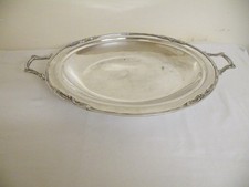 Large Vintage  Silver Plated Oval Serving Dish/Meat Platter