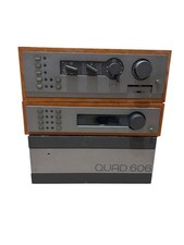 Quad 606 FM4 Tuner, Quad 44 Preamplifier. Used, only powers on.