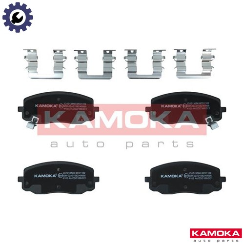 Brake pad set disc - set,