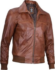 Men distressed brown real - men's,