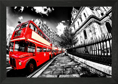 London bus high contrast - high,