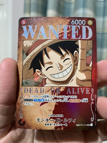 One piece tcg monkey luffy - piece,