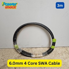 6.0mm 4 Core SWA - 3 Metre -