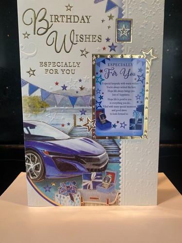 Birthday card with wallet - card,