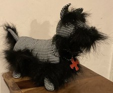 Fuzzy Nation 2010 Houndstooth Scottie Dog Scottish Terror Plush Collectable VGC
