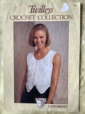 Twilleys Lyscordet crochet pattern 7120. Waistcoat Original.