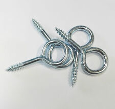 Good Quality Screw in Eye Hooks / Vine Eyes, 40,45,55,75,100mm.