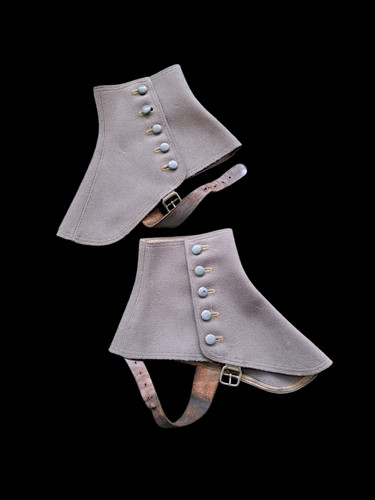 Vintage 1920 grey - 1920's/30's, spats
