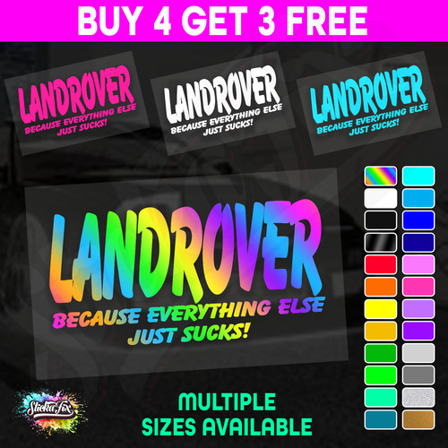 Landrover 4x4 car vinyl - landrover,