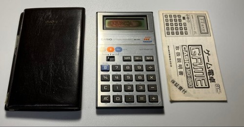 Casio 880 calculator game - casio,