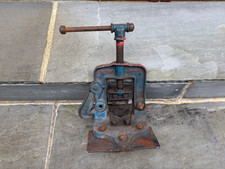 Vintage record pipe vice clamp - pipe,