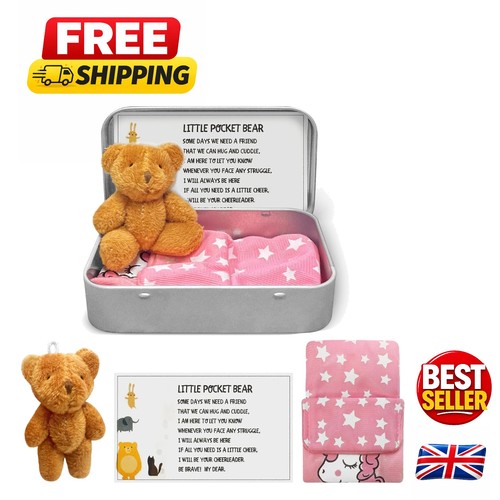 Sweet pink pocket bear with - pocket,