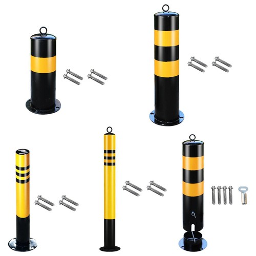 Metal bollard parking barrier - bollard,