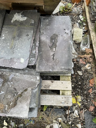 Reclaimed natural roof slates