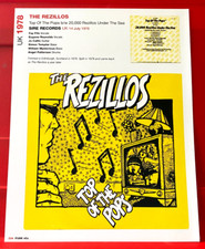 The Rezillos Top Of The Pops Record Cover Art PICTURE / PRINT 10.5" x 8"