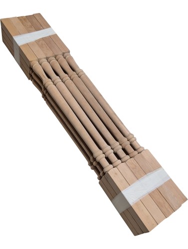 Wooden balusters staircase - balusters,