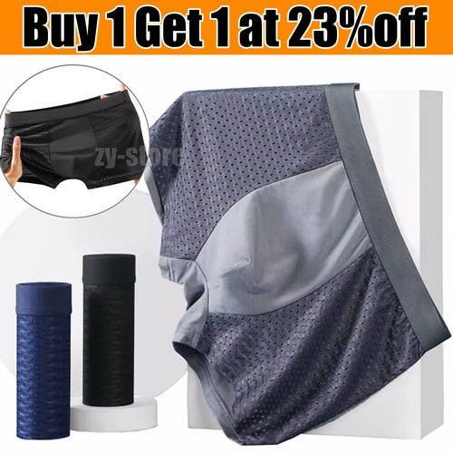 Men soft bamboo underwear ice - underwear,