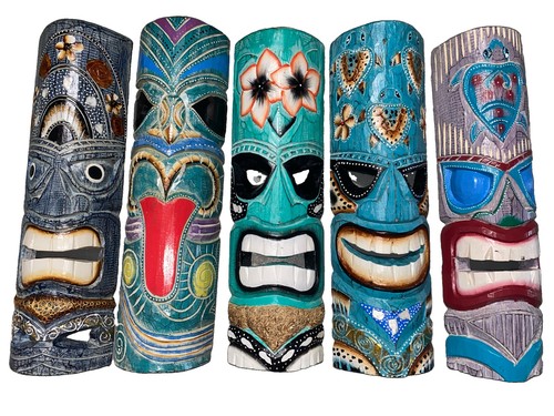 Set tiki mask - 20",