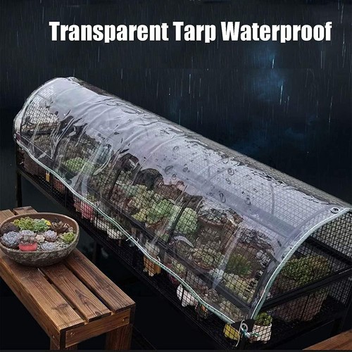 Transparent tarpaulin with - transparent,