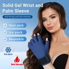360° Cooling Gel Ice Glove Elastic Hot Cold Therapy Solid Gel Glove Ice Pack