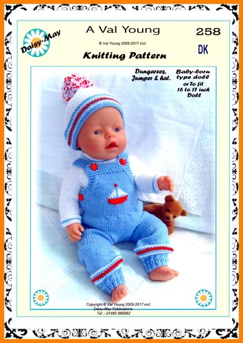 Dolls knitting pattern - knitting,