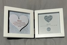 Said With Sentiment Hinged Heart Frame - Sister