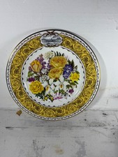 Royal Doulton -The 1997 – Chelsea Flower Show Plate – Royal Anniversary Bouquet.