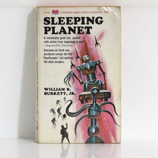WILLIAM R. BURKETT JR. Sleeping Planet - 1967 US Paperback Library - vintage SF