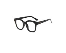 Mens Womens Retro Clear Lens Glasses Frame Hot Fashion Square Eyewear Unisex UK