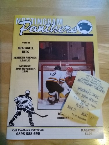 1991 nottingham panthers - nottingham,