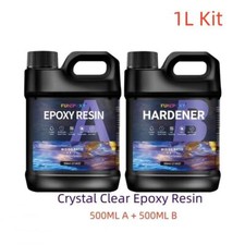 Bulk 1L 2L 3L 4L 6L 8L 12L 16L Clear Epoxy Resin Kit - 1A:1B Coating Glue