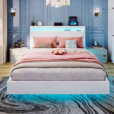 Floating Double Bed Frame w/