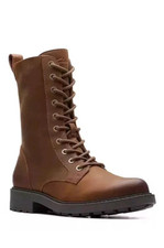 Clarks Orinoco2 Style Ladies Brown Snuff Mid Calf Boots UK Size 6 D / 39.5