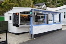 Photo 6x4 Polperro seafood and