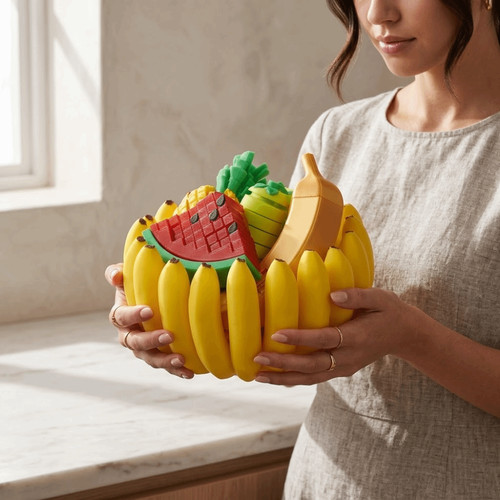 Novelty banana shaped fruit - novelty,
