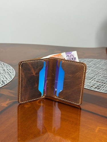 Genuine leather slim smart - ,